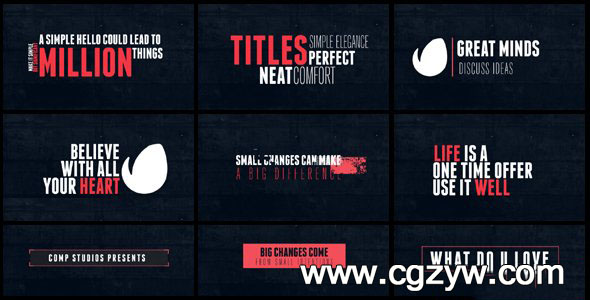 aeģ-ҵֱŰ涯 videohive  minimal titles